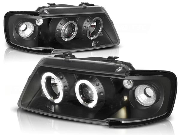 Angel Eyes Scheinwerfer für Audi A3 (8L) 96-00 schwarz